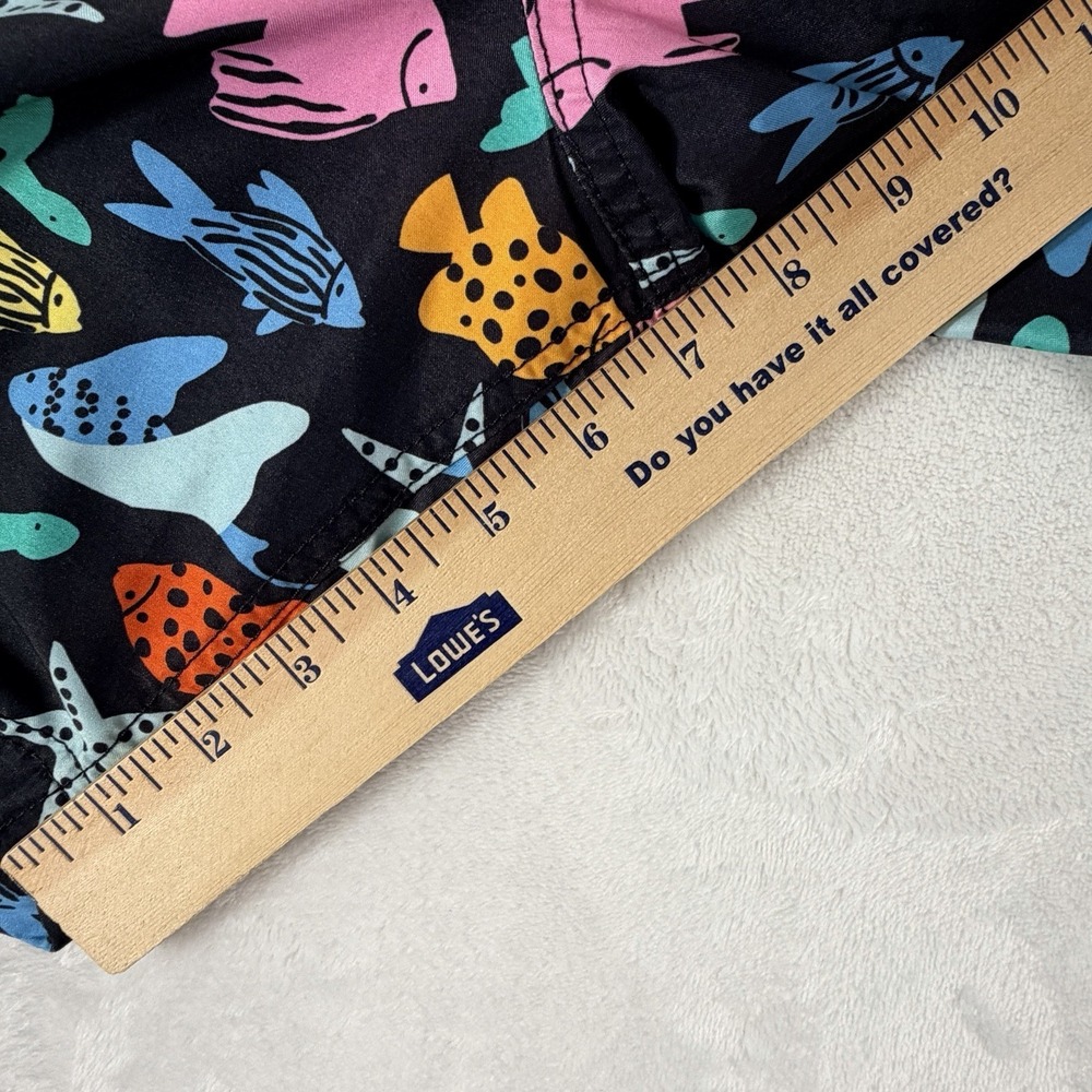 Hanna Andersson Swim Trunks Boy's Sz 12 Black Ocean Friends - Picture 5 of 6